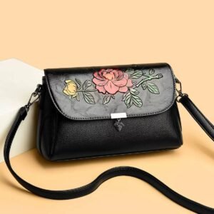 Embossed Shoulder Bag