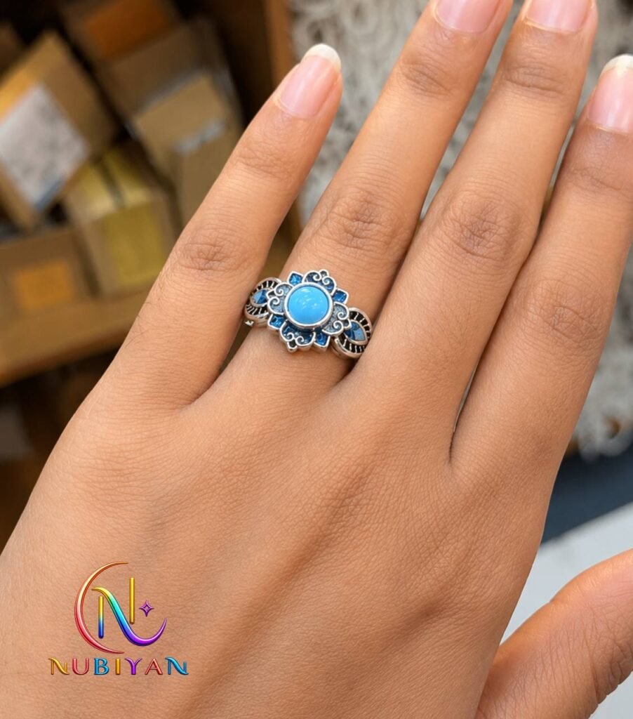 Turquoise Thai Adjustable Ring